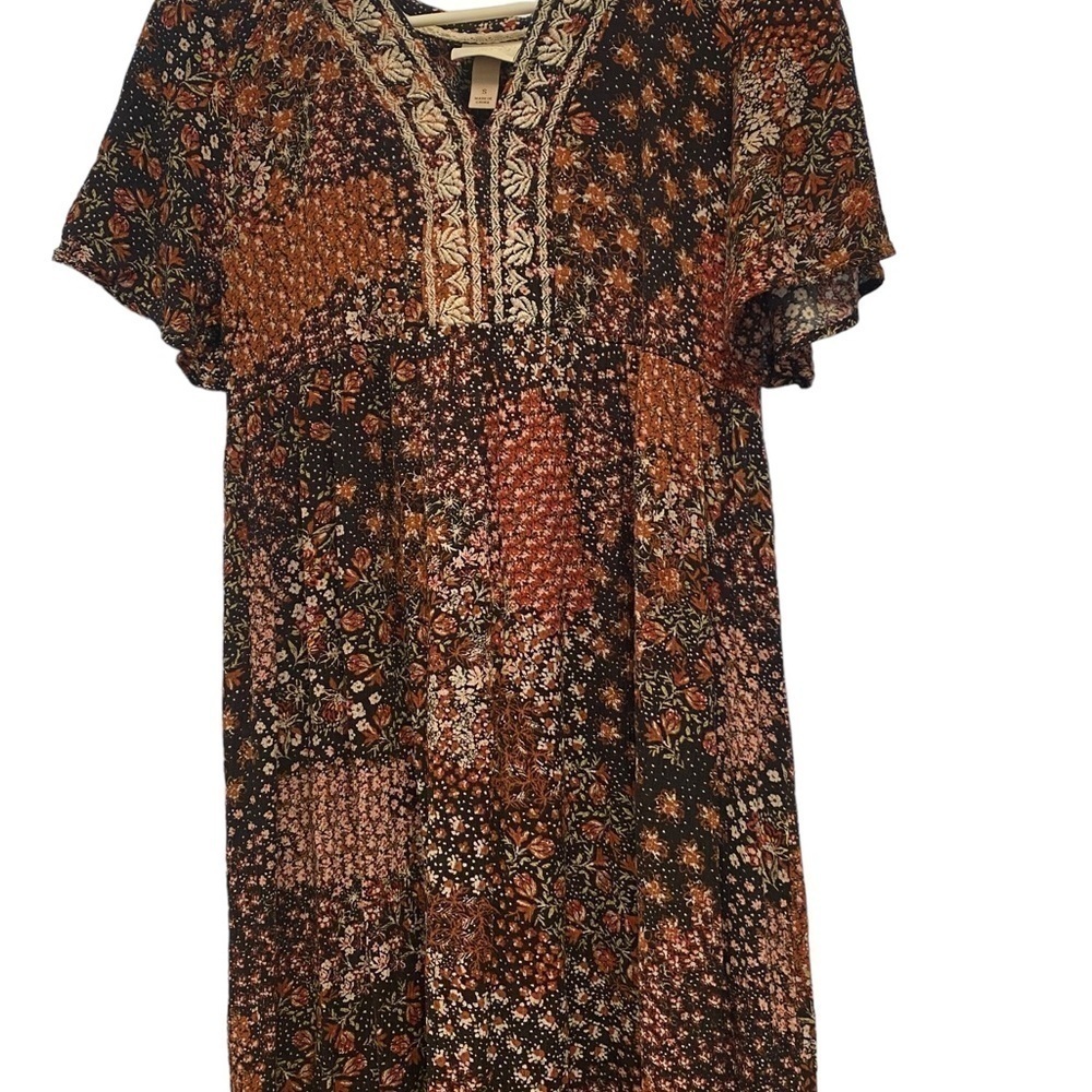 Knox Rose Patchwork Ladies Flowy, Pullover Floral… - image 7